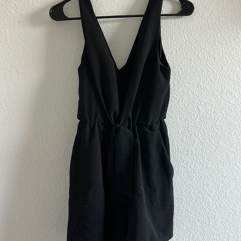 Black womens romper